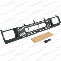 Pièces automobiles, accessoires extérieurs, calandre avant noire pour voiture, calandre de radiateur LED, fixation par boulons, compatible avec NISSAN D21 1990-1992