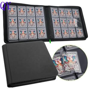 Q Y 12-Pocket PU Leather Trading <b>Card</b> for <b>Binder</b> Premium Quality Waterproof Custom Sizes - Product Image 1