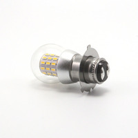 Ampoule LED P15D-25-3 6V 12V 3W RP30 à 3 broches, phare de moto blanc à faisceau haut et bas pour lampe de signalisation de tracteur vintage