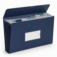 Dossier accordéon personnalisé avec logo OEM, 13 poches, organiseur de documents extensible avec poignée, fabricant