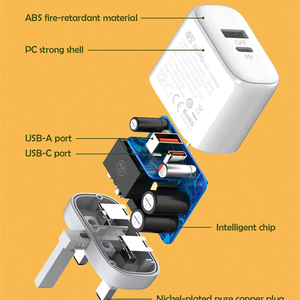 <span class=keywords><strong>Cargador</strong></span> de Pared USB Tipo C <span class=keywords><strong>Original</strong></span> LDNIO OEM ODM de 45W para Celulares, <span class=keywords><strong>Cargador</strong></span> Rápido para <span class=keywords><strong>Samsung</strong></span> - Product Image 5