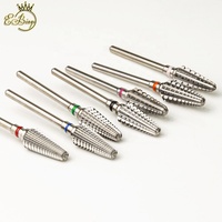 3/32 "populaire haute qualité F M C 2XC Gel enlever argent sécurité professionnel carbure de tungstène tornade ongles pour perceuses Efile
