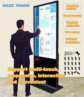 HXXK Système Android interactif 4K IPS LCD Publicité Affichage numérique Affiche verticale WIFI Écran tactile Kiosque Poster de sol