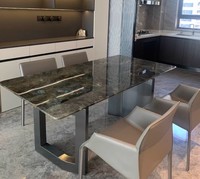 Pieds de table pour table à manger ronde moderne de luxe de haute qualité en marbre