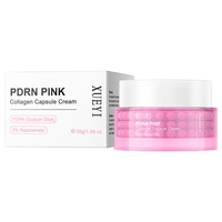 Crème Visage Personnalisée à Marque Blanche PDRN au Collagène Rose avec Micro-perles Élastiques 55g pour Tous Types de Peau ; Fabrication OEM/ODM
