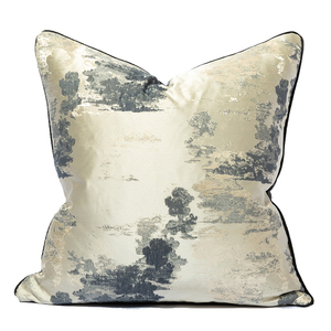 Light Luxury <b>Square</b> for Champagne Gold Cushion Cover High-Precision Jacquard Decorative Pillowcase <b>Set</b> - Product Image 3