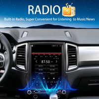 Radio Android de style Tesla 12,1 pouces pour Ford F550 2016-2021 Super Duty, écran IPS, navigation GPS, CarPlay sans fil, Wi-Fi intégré