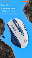 Souris de jeu sans fil silencieuse ergonomique rechargeable en gros, 1600 DPI, 6 boutons, souris Bluetooth