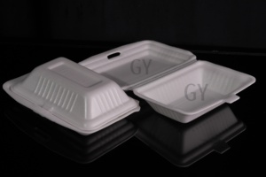 กล่องอาหารกล่องใส่อาหารกลางวันแบบสามช่องกล่องอาหารเช้ากล่องอาหารฟาสฟู้ดแบบใช้แล้วทิ้งภาชนะใส่อาหารทำจากโฟม - Product Image 6