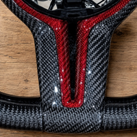 Volant en fibre de carbone pour BMW F30 F10 F20 F22 F32 F35 F36 F12 M3 M5 M6 E70 E90 Volant de voiture personnalisé
