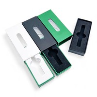 Boîtes à cigarettes personnalisables vierges de 1 ml, emballage plat, fabrication en usine, boîtes en papier écologiques sans EVA, conception libre, emballage en carton à tirer