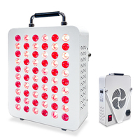 Panel de Terapia LED de Luz Roja e Infrarroja Cercana REDSKY para el Cuidado de la Salud, con Calentamiento, Enchufe Estadounidense, 60 LED, 2 Años de Garantía, para la Cara
