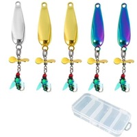 Leurre Artificiel Dur en Métal pour Pêche au Poisson, Modèle Yama Stream Road, avec Paillettes et Micro-organismes, Vert, Bouche Légèrement Relevée, Bande Blanche