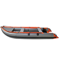 KAYAK 370cm Dark Light Bateau gonflable certifié CE avec tapis d'air personnalisé en hypalon et PVC