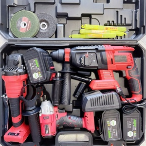 Bộ dụng cụ không dây động cơ Lithium không chổi than bán buôn 5 món: bú<span class=keywords><strong>a</strong></span>, cờ lê, máy mài góc, máy khoan, cư<span class=keywords><strong>a</strong></span>, thiết bị điện, dụng cụ điện - Product Image 2