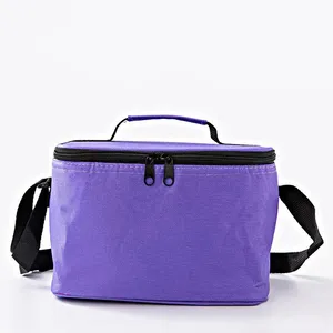 Spot goods Oxford cloth thermal bag Pearl cotton portable outdoor takeaway lunch bag outdoor picnic incubator insulated bag
