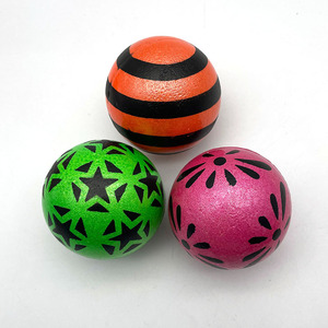 CE certification nature en caoutchouc solide mousse éponge squash lumineux nouveauté caoutchouc rebond de boule métallique couleur balles de sport - Product Image 4