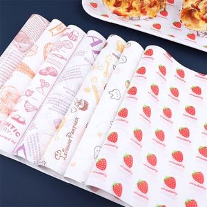 Papier d'emballage alimentaire jetable personnalisé en gros, résistant à la graisse, pour sandwichs, vente chaude, papier à hamburger, enduit de PE - Product Image 5