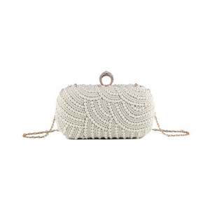 Kalp Şeklinde El Çantası, Kadınlar İçin Kristal Taşlı Abiye Çantası, Altın Kristal El Çantası - Product Image 2