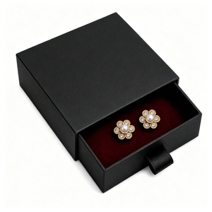 Boîte à bijoux coulissante en carton pour boucles d'oreilles, prix d'usine en gros, fournisseur vérifié, approvisionnement en vrac - Product Image 3