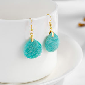 <span class=keywords><strong>Boucles</strong></span> <span class=keywords><strong>d</strong></span>'<span class=keywords><strong>oreilles</strong></span> en pierre <span class=keywords><strong>d</strong></span>'amazonite naturelle 5A pour femmes petit crochet Dangle Design bijoux en laiton plaqué or cadeau petites <span class=keywords><strong>boucles</strong></span> <span class=keywords><strong>d</strong></span>'<span class=keywords><strong>oreilles</strong></span> <span class=keywords><strong>pendantes</strong></span> - Product Image 2