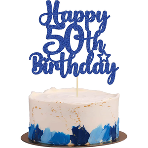 1 adorno para pastel de feliz <span class=keywords><strong>cumpleaños</strong></span> número <span class=keywords><strong>50</strong></span>, decoraciones para fiesta de <span class=keywords><strong>cumpleaños</strong></span> número <span class=keywords><strong>50</strong></span>, adorno para pastel número <span class=keywords><strong>50</strong></span>, decoración para <span class=keywords><strong>50</strong></span> aniversario (<span class=keywords><strong>50</strong></span>.º) - Product Image 1