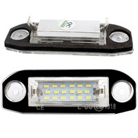 Luz LED blanca para coche, luces de matrícula sin errores para Volvo S80 XC90 S40 V60 XC60 S60 C70 V50 XC70 V70, luces LED de etiqueta