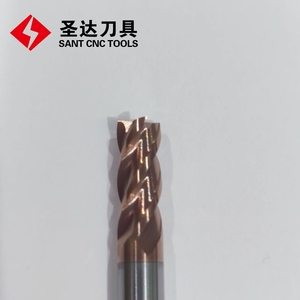 SANT CNC công cụ bốn sáo 45 độ rắn cacbua vonfram cuối nhà máy SD-4E-D16.0 - Product Image 1