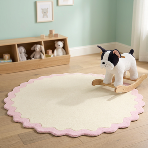 Tapis moderne fait main tufté à la main, nouveau design, avec envers antidérapant et écologique, à poils épais, pour la maison - Vente en gros - Product Image 2