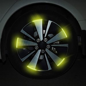 Anneau de moyeu de roue lumineux bande moto voiture autocollant roue réfléchissant créatif personnalisé autocollant décoratif réflexion - Product Image 6
