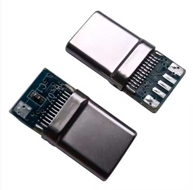 USB Jack Female Connector Plug PCB 24 Pin Male USB-C Type C Connector Custom TYPE-C