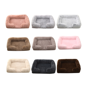 Sofá cama ortopédico para perros de felpa, proveedor de productos para mascotas con logotipo personalizado al por mayor de fabricante - Product Image 1