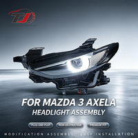 Nouvel ensemble de phares avant modifiés pour Mazda 3 Axela 2020-2023, clignotants, feux de jour, phares LED 8000 lm