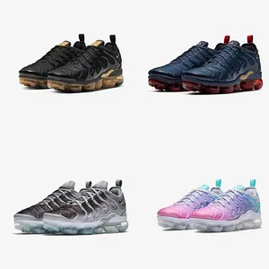 Nike – Air TN Plus chaussures de course pour hommes et femmes, baskets d'extérieur à coussin d'air VM, chaussures de sport métalliques pour femmes, nouveauté
