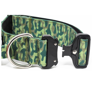 Gran oferta, serie táctica ajustable, hebilla de Metal resistente, <span class=keywords><strong>Collar</strong></span> de perro de camuflaje de nailon - Product Image 5