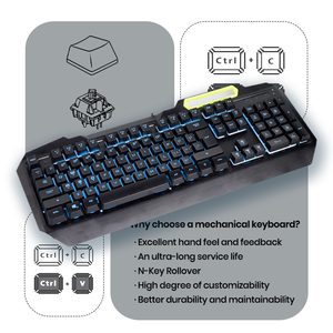 Teclado Gamer al por Mayor de Fábrica, Teclado USB Silencioso para Oficina y Juegos, Teclado con Cable para PC y Computadora de Escritorio, Diseño Delgado - Product Image 2