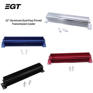 Enfriador de transmisión con <span class=keywords><strong>aletas</strong></span> de doble paso de aluminio de 12 "Trans <span class=keywords><strong>C4</strong></span> C6 700R4 4L60E 727 - Product Image 4