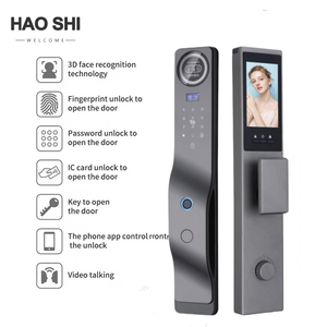 Tuya wifi thông minh vân tay khóa cửa an ninh kỹ thuật số điện điện tử xử lý cho cửa gỗ inteligentes phím - Product Image 3