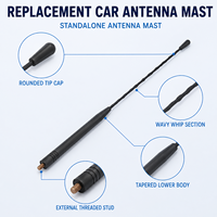 Antenne de voiture universelle flexible, longue spirale filetée, pour toit, remplacement OEM personnalisé pour auto et SUV