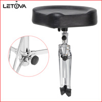 DS-040 Siège de batterie personnalisé en cuir PU, réglable, pour accessoires de musique et pièces de batterie