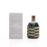 Diffuseur d'ambiance M&SENSE avec manchon tricoté à carreaux, désodorisant parfumé Art Déco pour la décoration intérieure