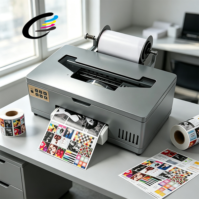 FCOLOR LP210 3-in-1 Color Label Printe A4 Inkjet Label Printer for Label Photos and Sublimation Low Cost Label Printing Solution