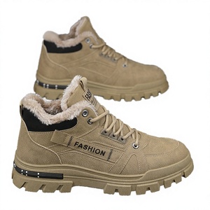 New Dropshipping Products Lace-Up Anti-Slip Anti-Slippery Massage Rubber Casual Shoes Men's <b>Work</b> <b>Boots</b> Wholesale - Product Image 2