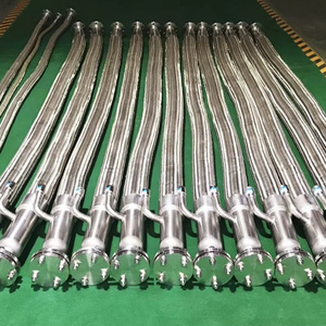 ท่อสุญญากาศจีน DN40 สำหรับบรรจุไฮโดรเจนเหลว พร้อมฉนวนกันความร้อนอุณหภูมิต่ำและวาล์วแยก - Product Image 2