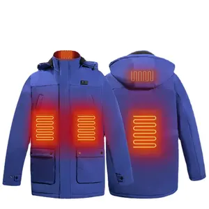 Elektrisch beheizte Batterie jacke-Winter warmer Mantel für Sport, Camping, Ski bergsteigen-Veste Chauffante für Männer und Frauen