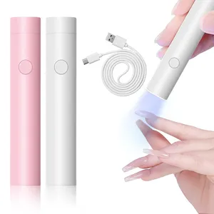 เครื่องอบเล็บ UV LED พกพา เครื่องอบเล็บเจลแบบมือถือ เหมาะสำหรับใช้ในบ้านหรือร้านเสริมสวย - Product Image 1