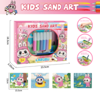 Nouvelles Bouteilles de Sable Artistique Durables en Gros pour Enfants – Kit d'Activités de Coloriage au Sable DIY avec Tableau de Dessin