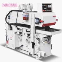 Raboteuse double face industrielle automatique MB450B pour le traitement du bois dans les usines de portes et de meubles