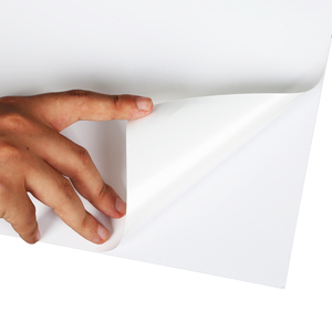 PET Label Material Single Sided Acrylic Adhesive Sticker Hot Melt & Water Activated Masking adhesive paper & film