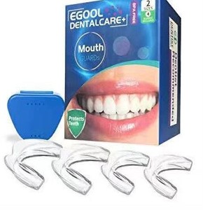 Confezione da 4 Professionale Dental Notte Guardia Digrignare i denti di Notte Protezione Da Ginnastica Bocca Guardia